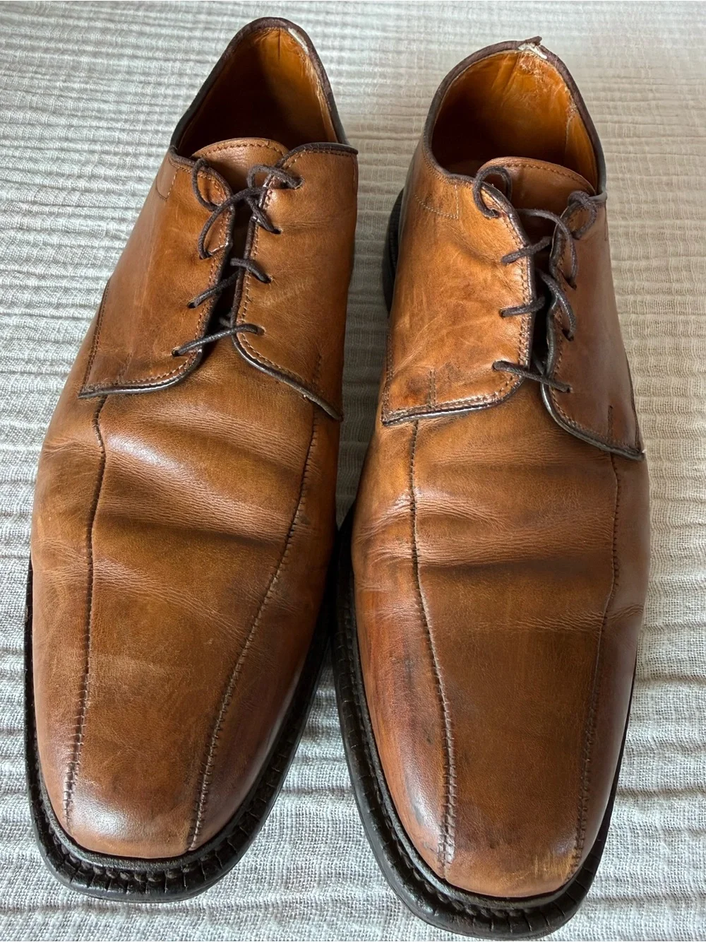 👞💼 Allen Edmonds Brown Leather Derby Shoes | Men's Size 10.5 D 🌟